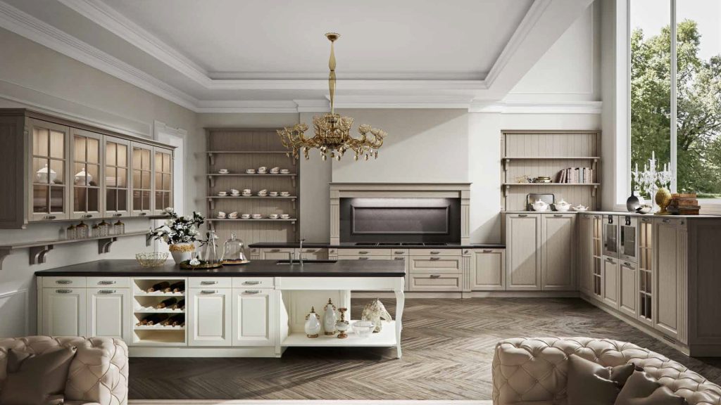 queen_01_classic_kitchen_old_line_solid_wood